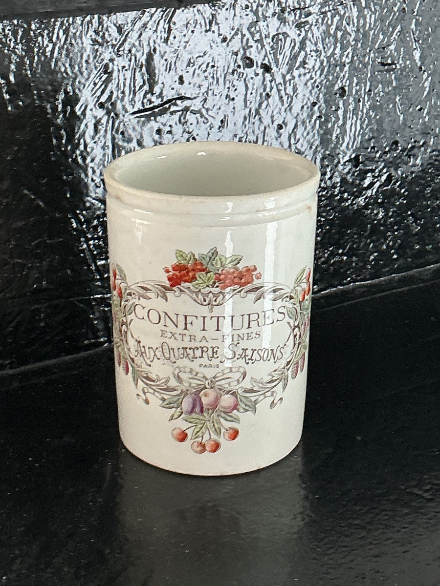 Luneville Jam Jar Late 19th/early 20th Century-photo-3