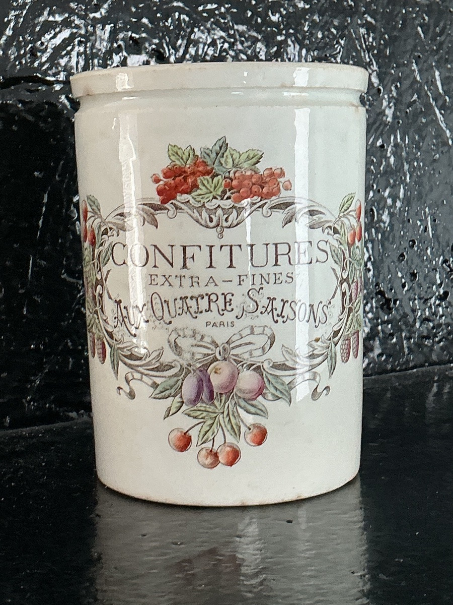 Luneville Jam Jar Late 19th/early 20th Century-photo-4