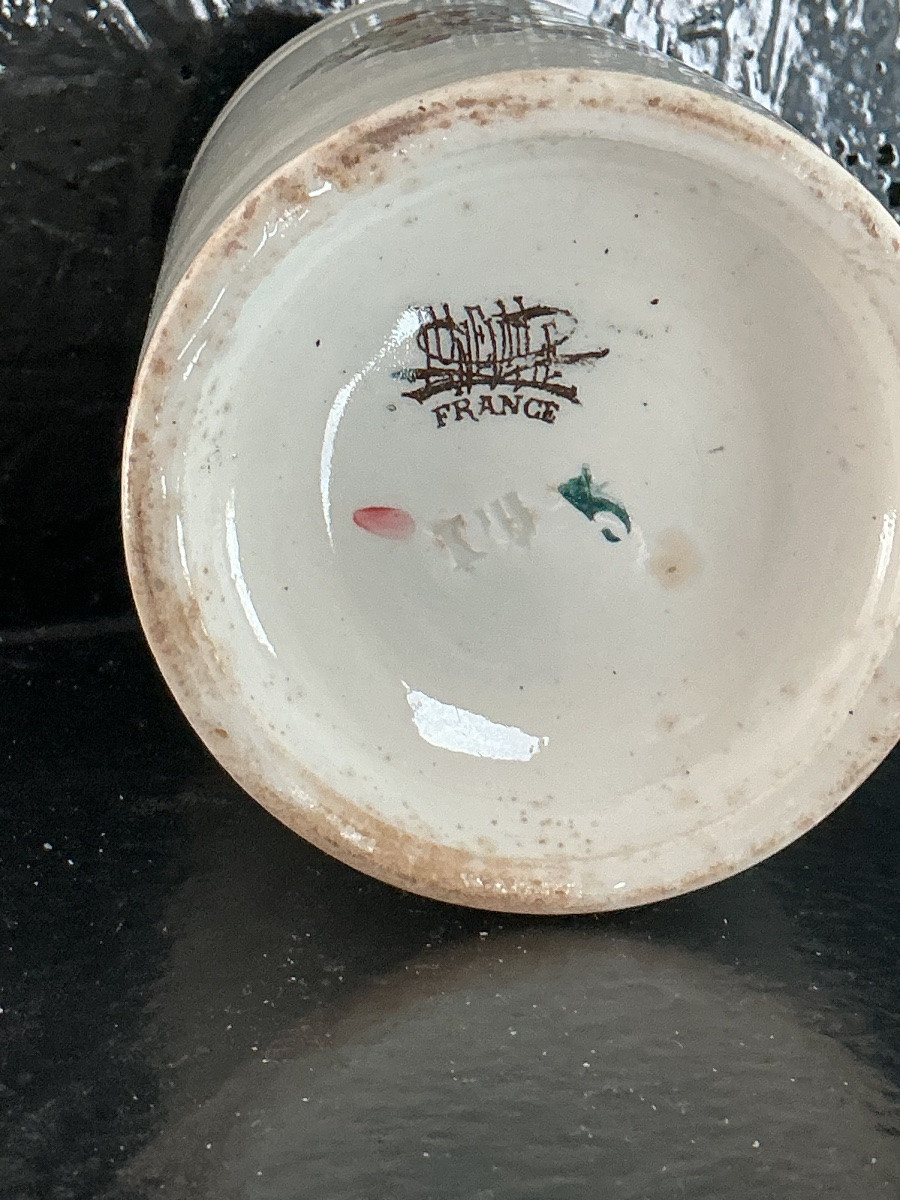 Luneville Jam Jar Late 19th/early 20th Century-photo-1