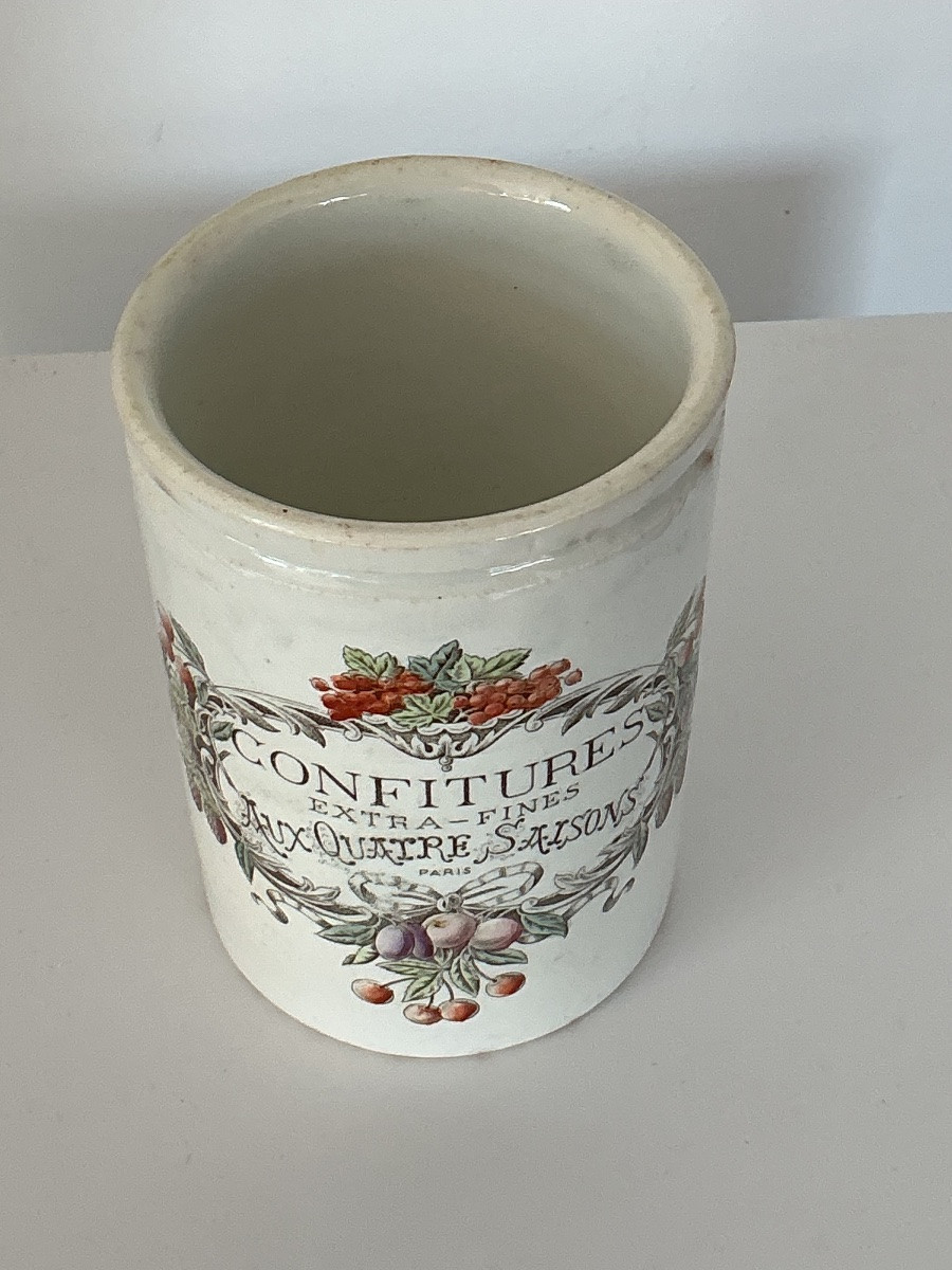 Luneville Jam Jar Late 19th/early 20th Century-photo-2