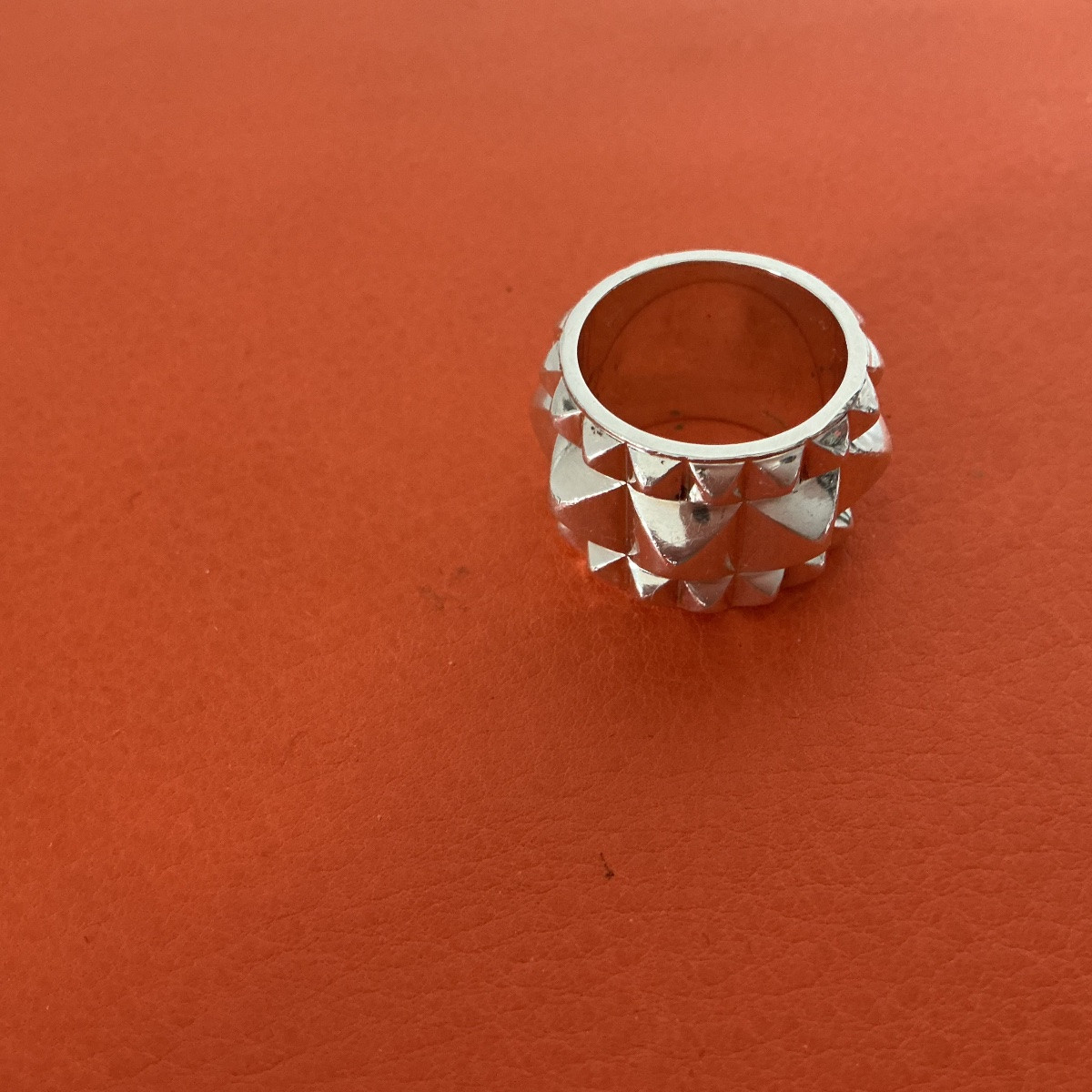 Bague HERMES en argent Espionne -photo-3