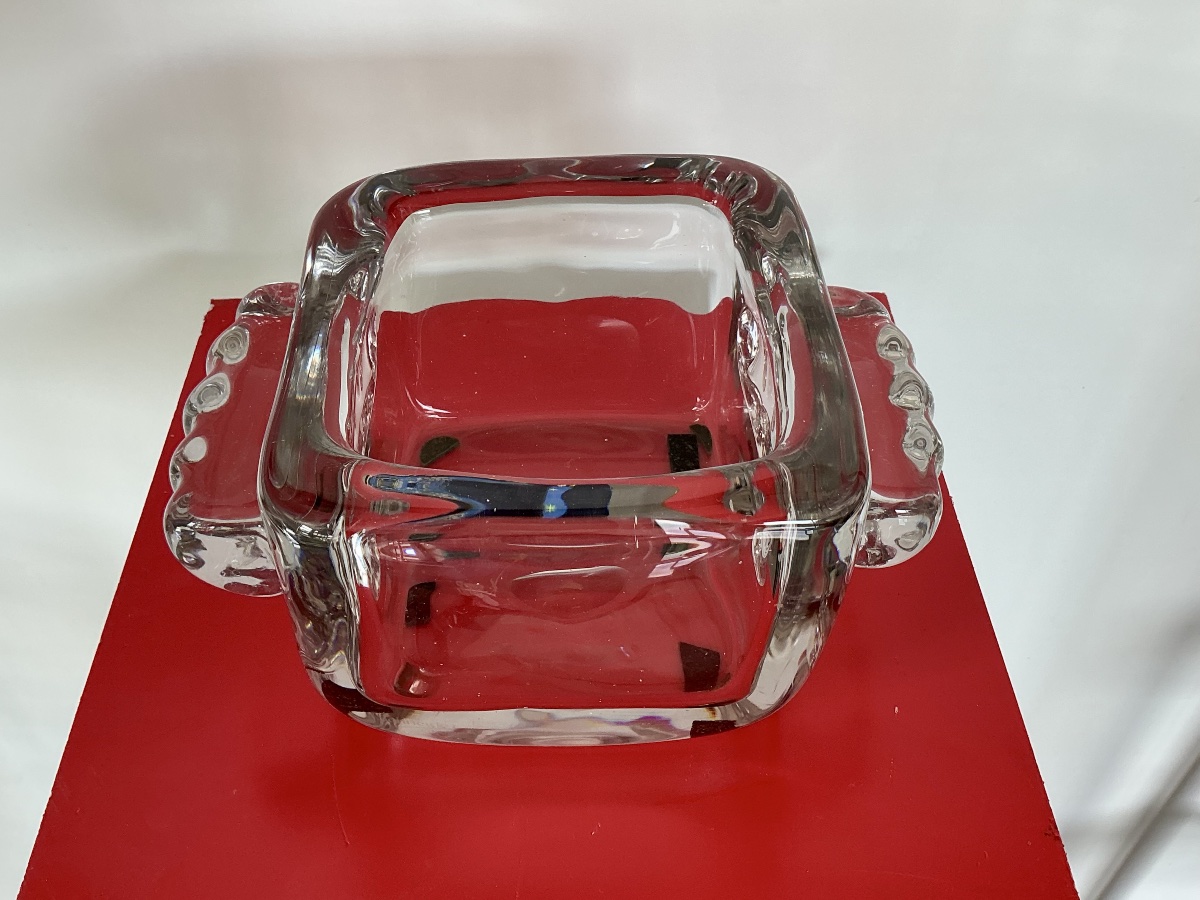 Pièce en verre ART DECO signée SCHNEIDER -photo-4