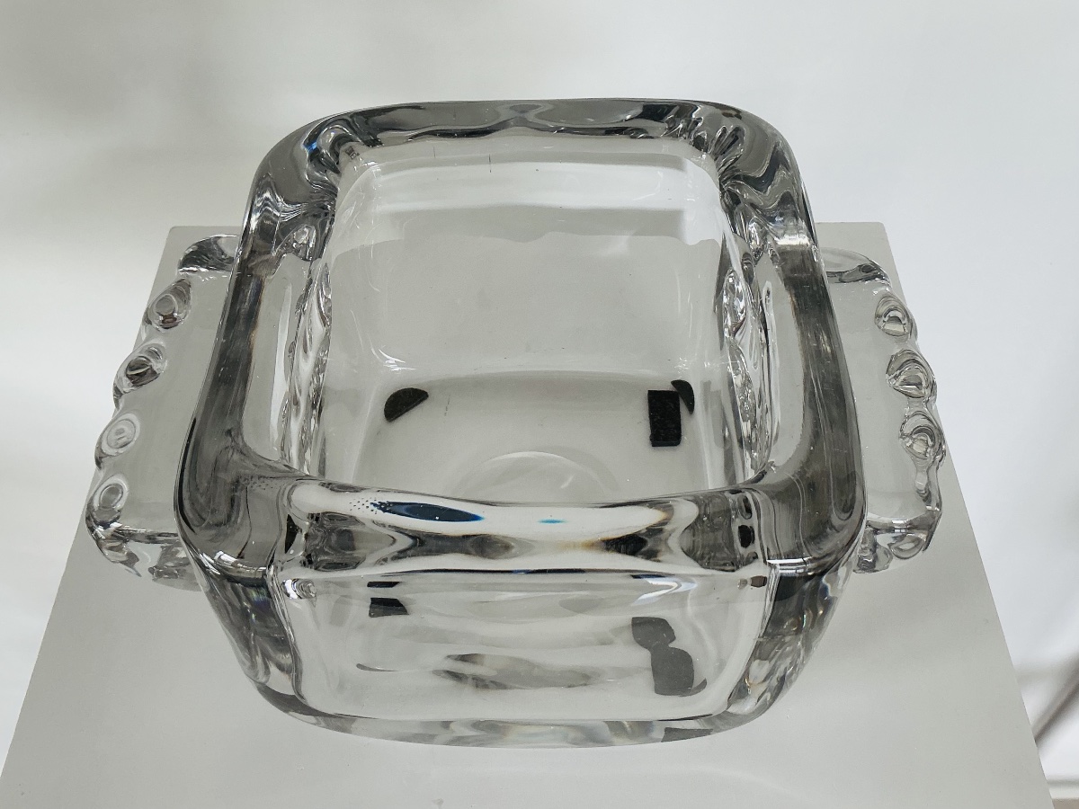 Pièce en verre ART DECO signée SCHNEIDER -photo-2