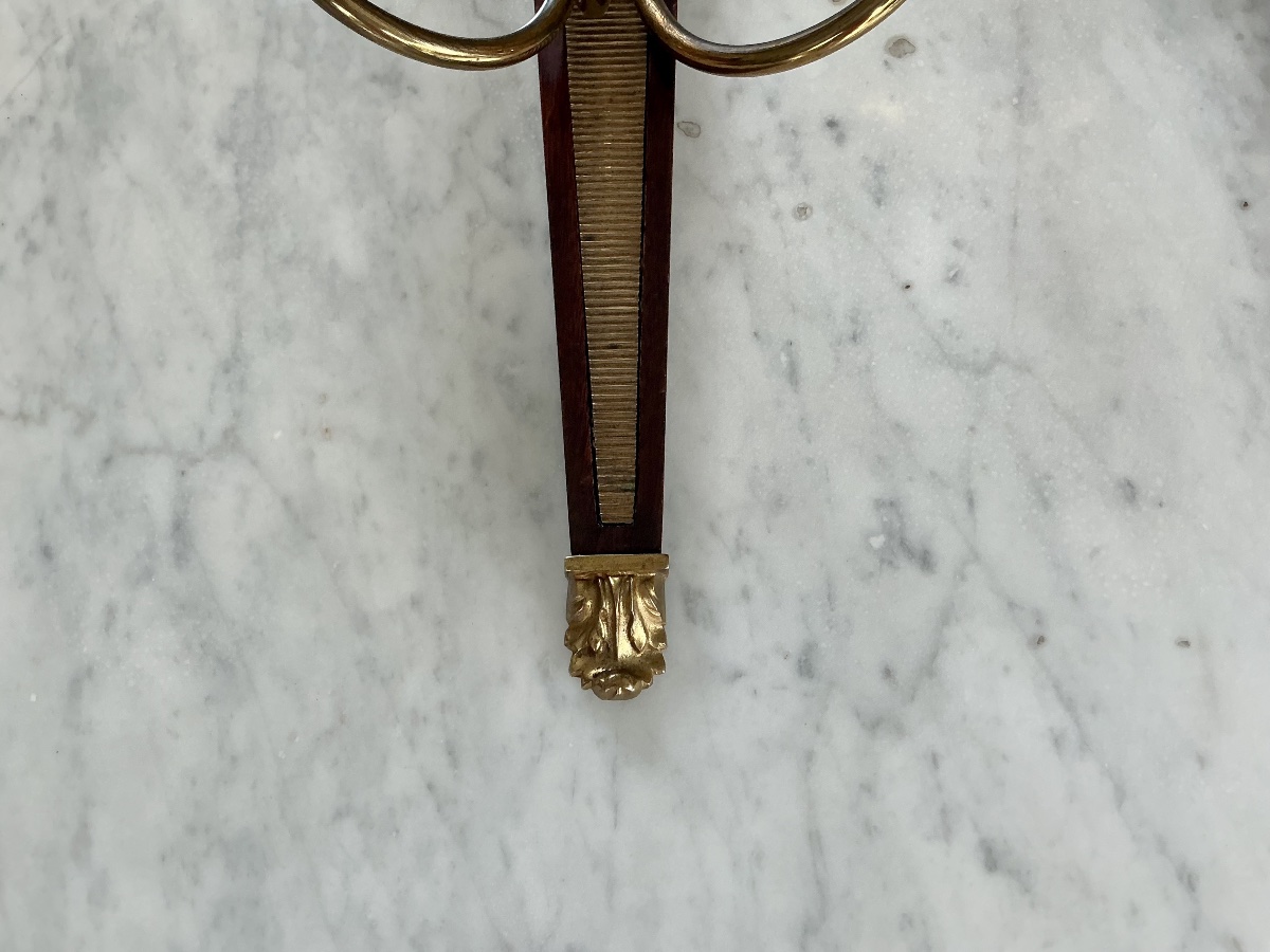 Pair Of Neoclassical Wall Sconces Attributed To André Airbus, 1940-photo-2