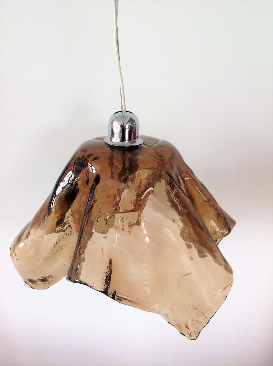 Suspension Verre Mazzega 1970-photo-2