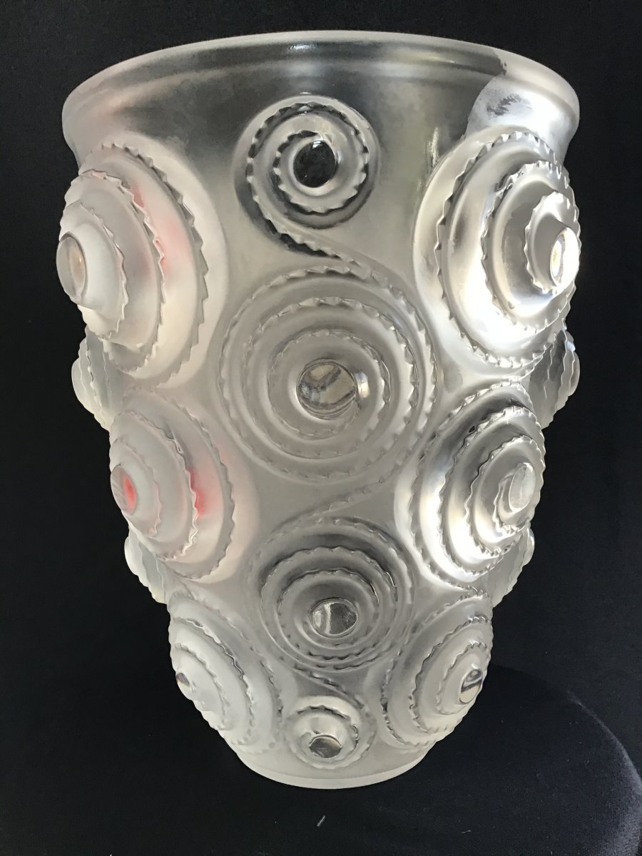 Grand Vase Lalique XXl Spirales-photo-2
