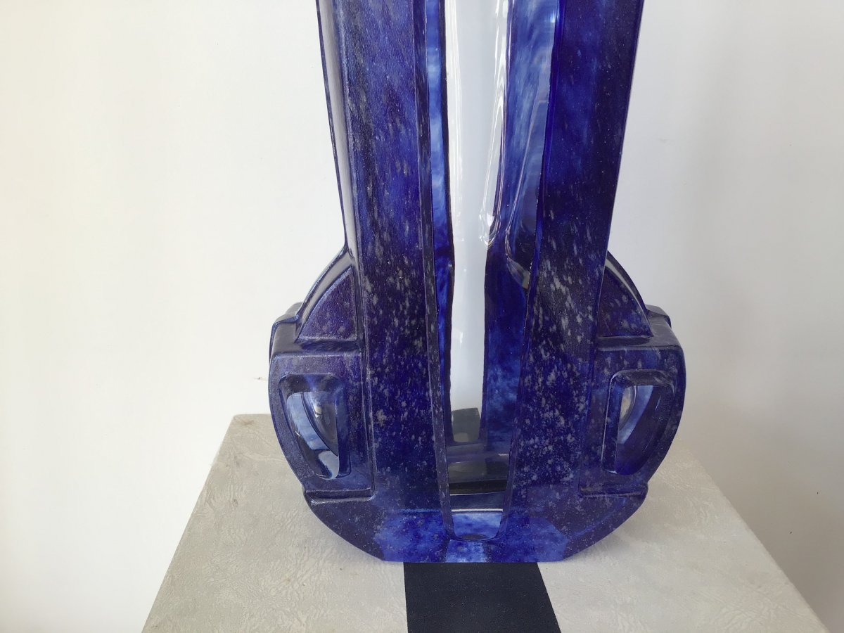 Modernist Daum Vase 1950s / 60s-photo-2