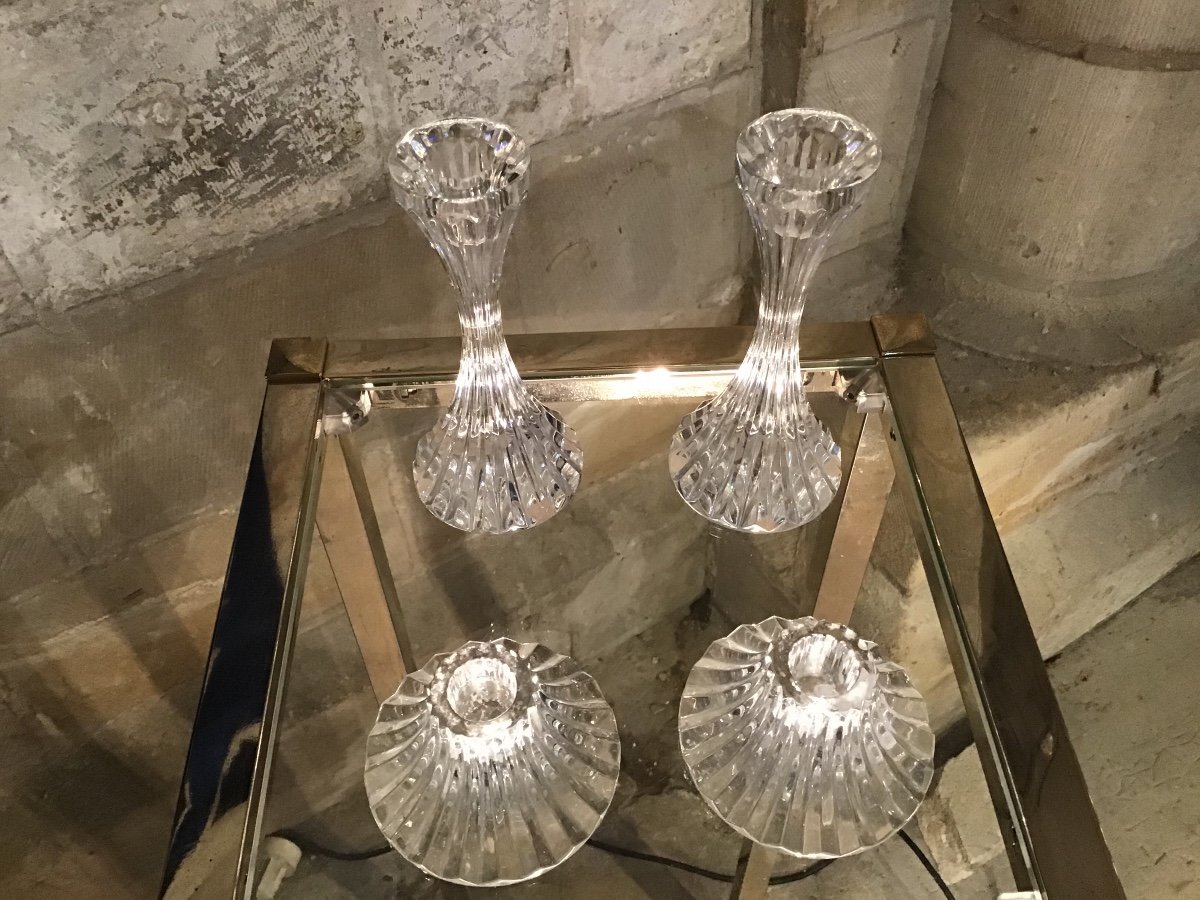 Set De 4 Bougeoirs Baccarat Massena-photo-2