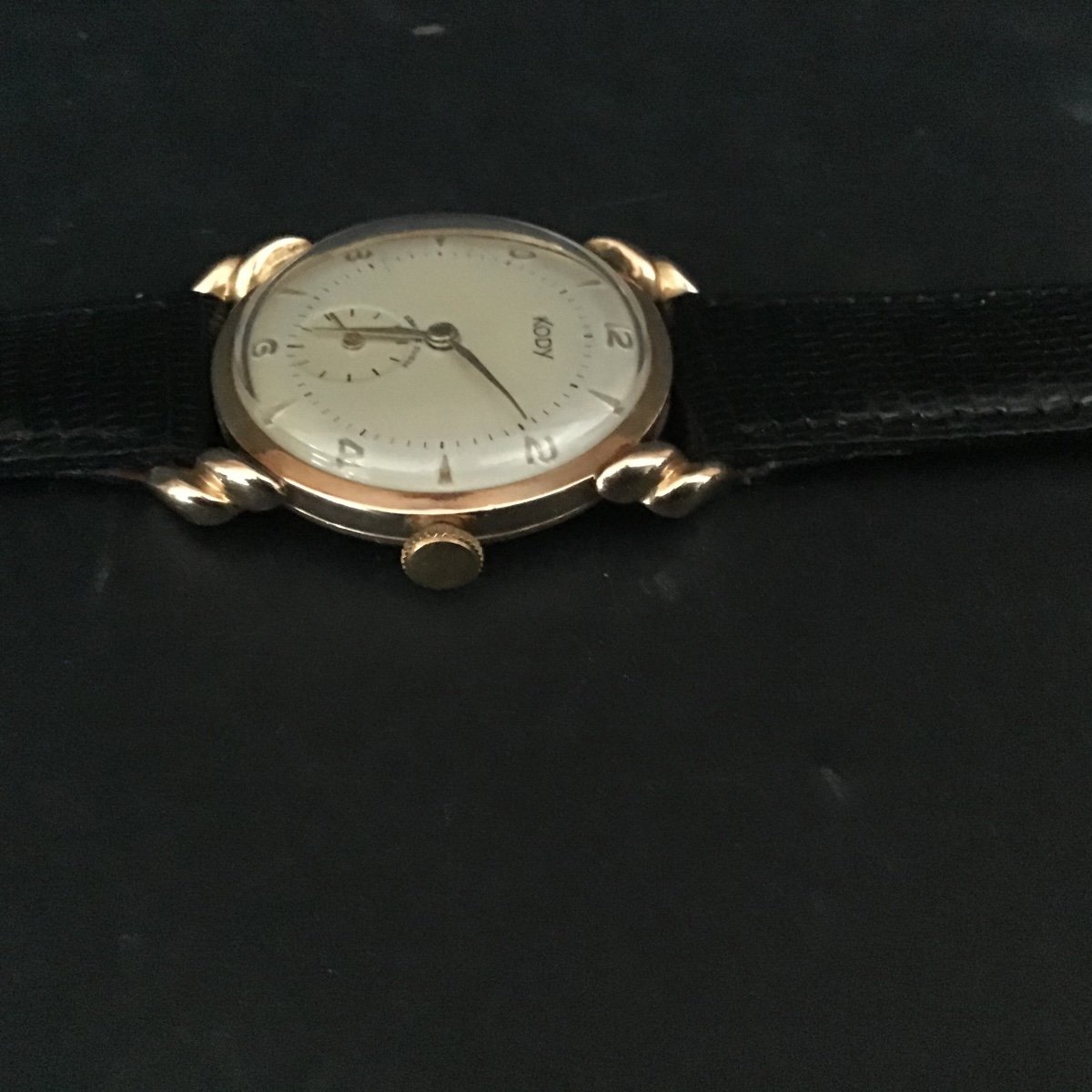 Montre Vintage Kody Or Rose Annees50-photo-3