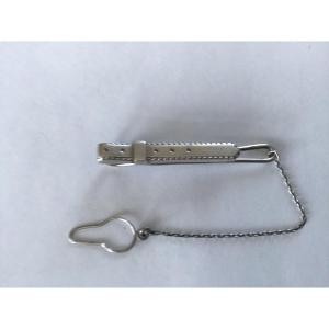 Hermès Tie Clip In Silver