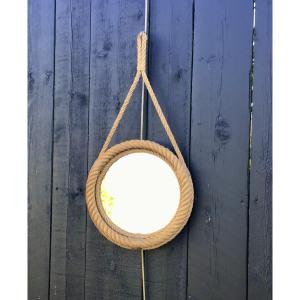 Miroir en corde Audoux-Minet