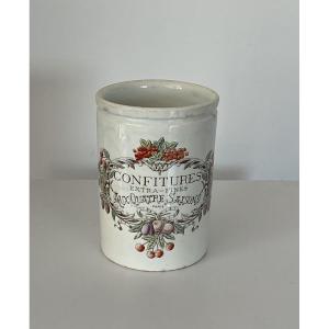 Luneville Jam Jar Late 19th/early 20th Century