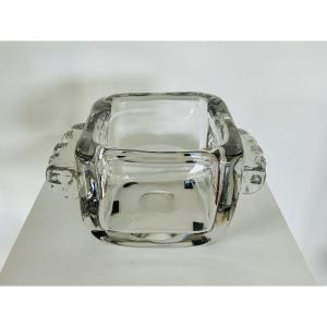 Art Deco Glass Piece Signed Schneider