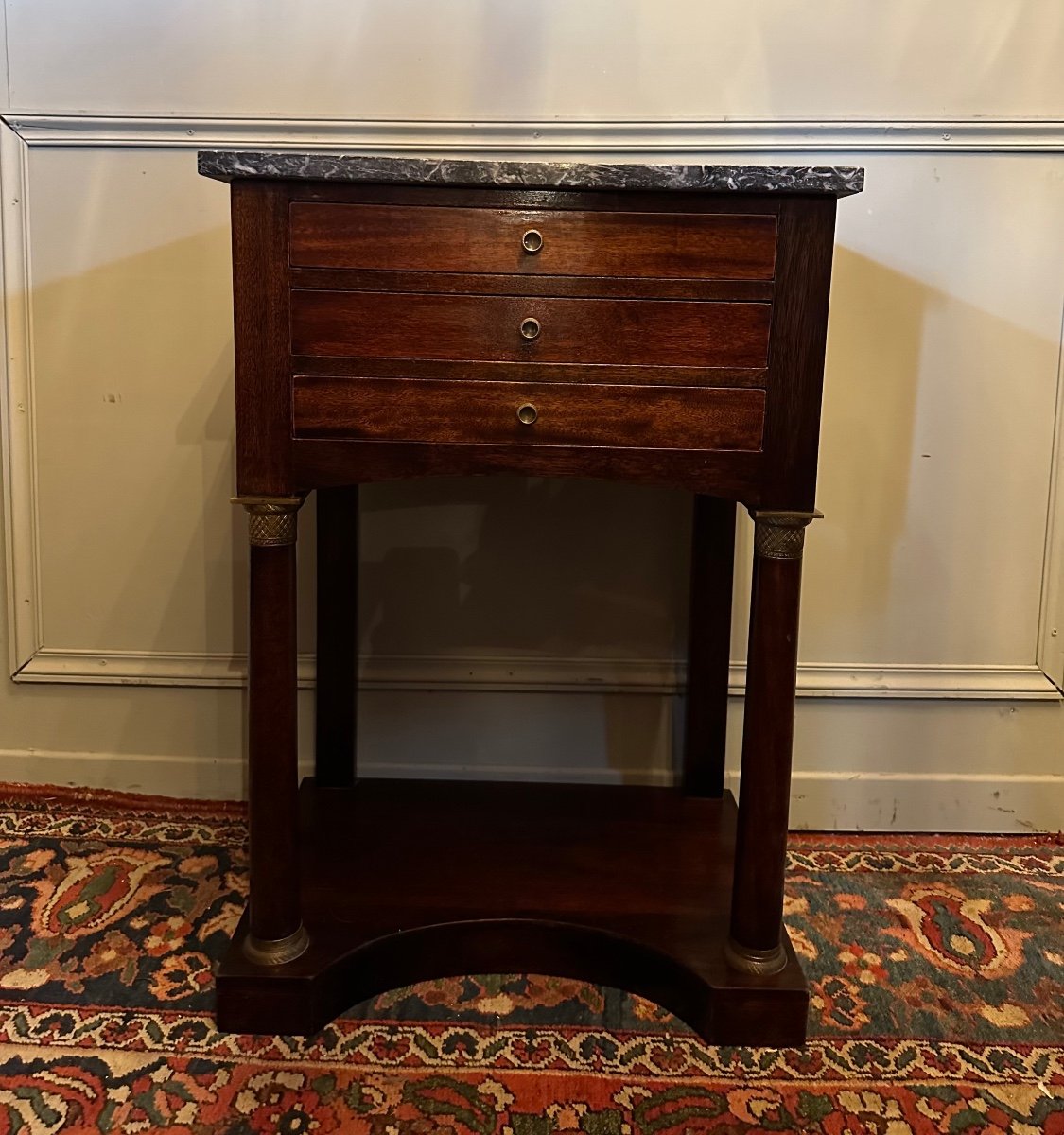 Empire Style Mahogany Bedside-photo-1