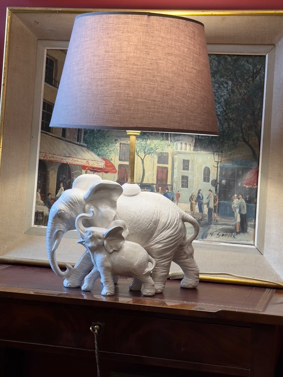 Elephant Lamp '1980.-photo-1
