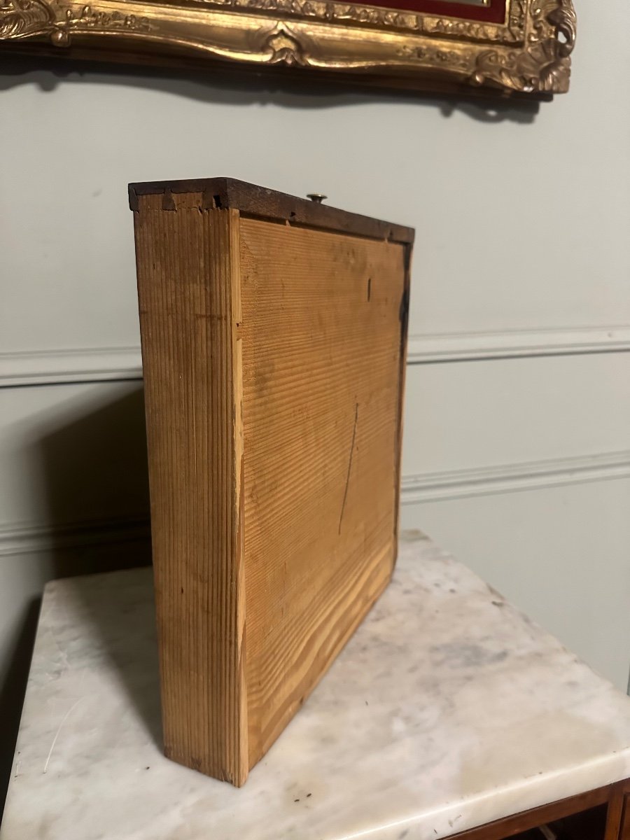 Italian Bedside Table / Chest Of Drawers From The 18th Century. -photo-1