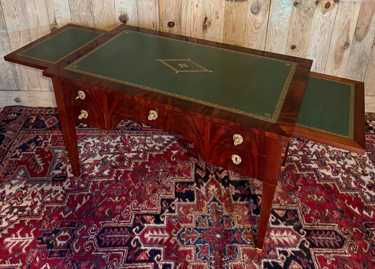 Empire Style Mahogany Bureau Plat -photo-4