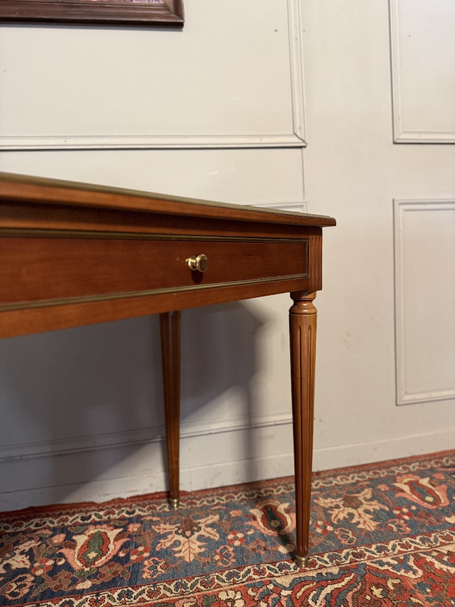 Bureau de style  Louis  XVI  en acajou. -photo-4