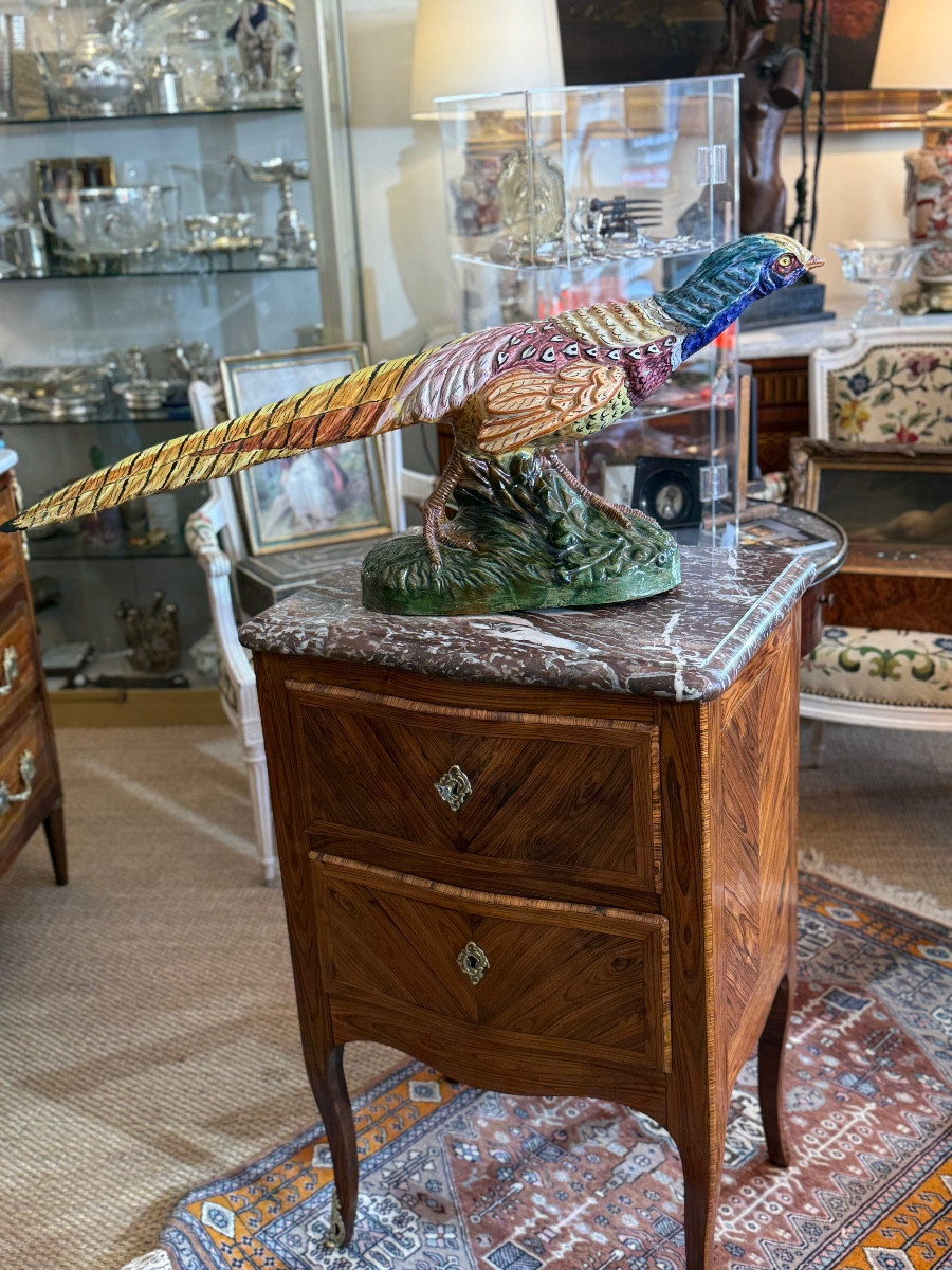 Bavent Terracotta Pheasant. -photo-2