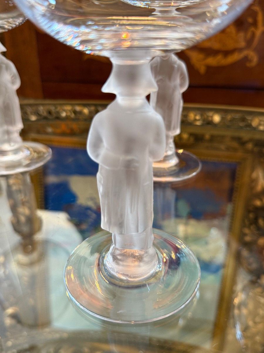 Six verres Napoléon Bonaparte. -photo-3