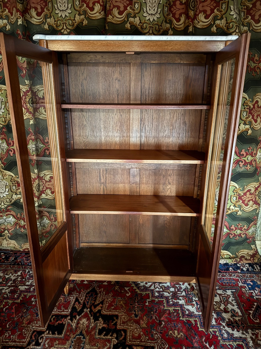 Louis XVI Style Display Cabinet Or Bookcase. -photo-3