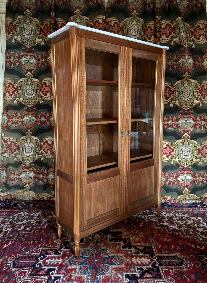 Louis XVI Style Display Cabinet Or Bookcase. -photo-3