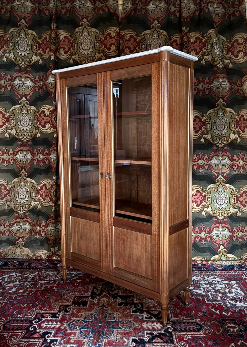 Louis XVI Style Display Cabinet Or Bookcase. 