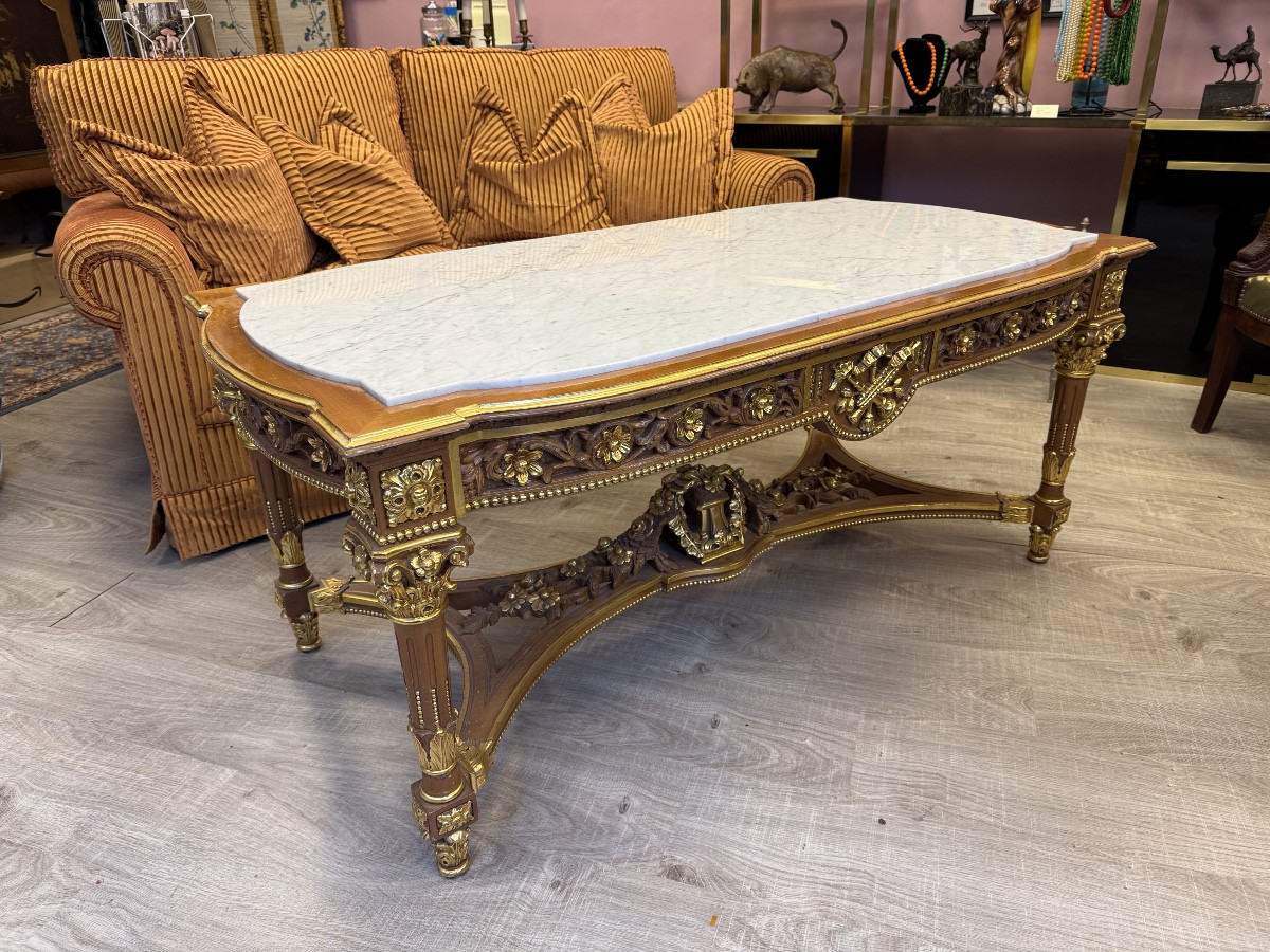 Louis XVI Style Coffee Table. -photo-2