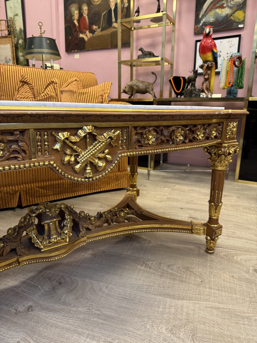 Louis XVI Style Coffee Table. -photo-4