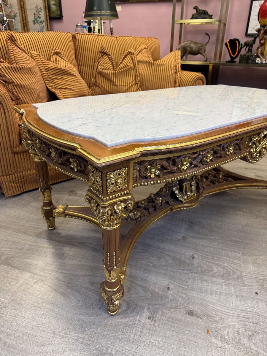 Louis XVI Style Coffee Table. -photo-6