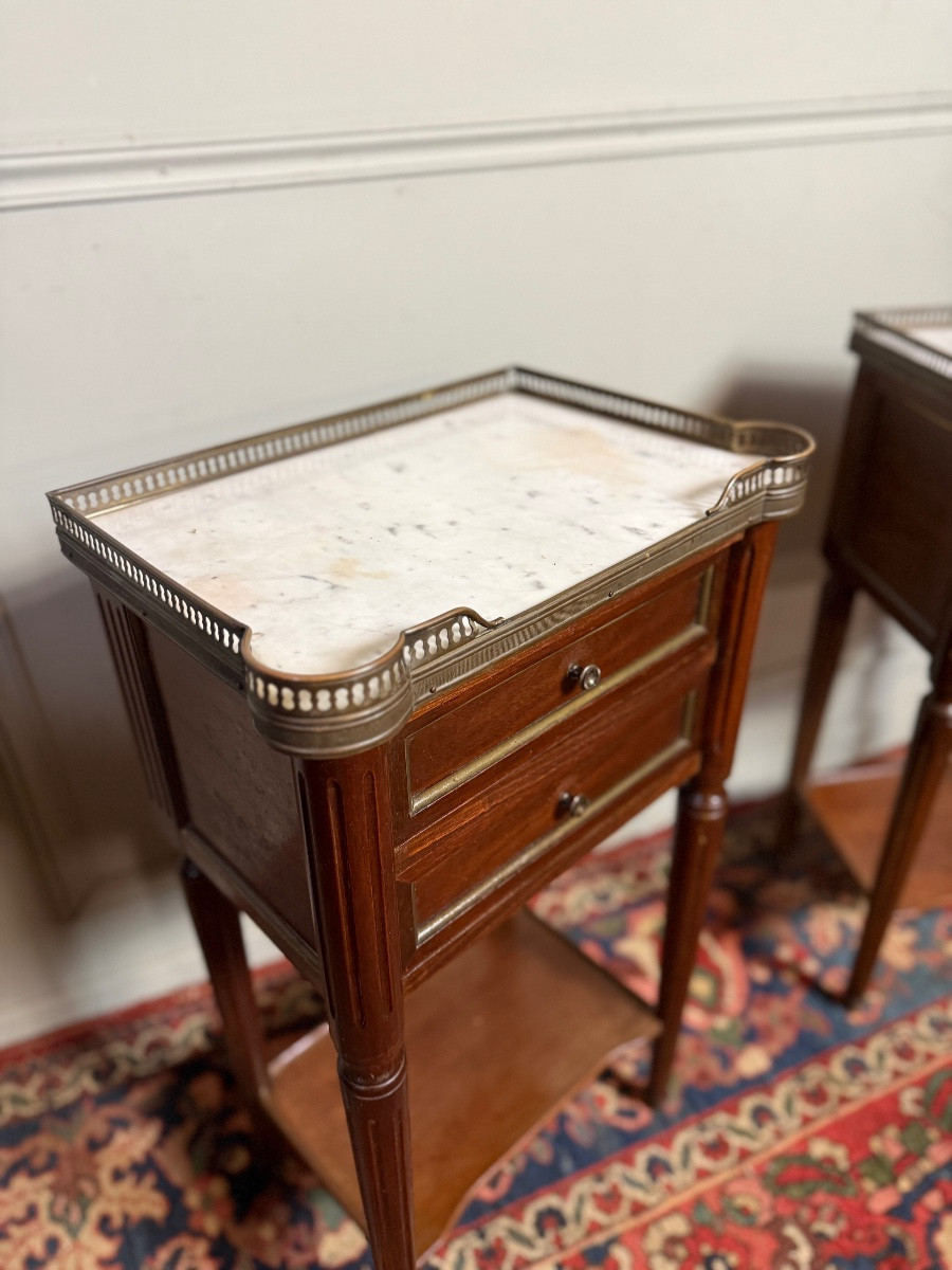 Paire de chevets Louis XVI époque XX ème -photo-2