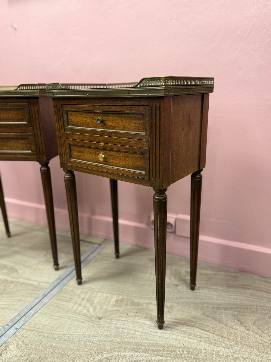 Pair Of Louis XVI Bedside Tables-photo-1
