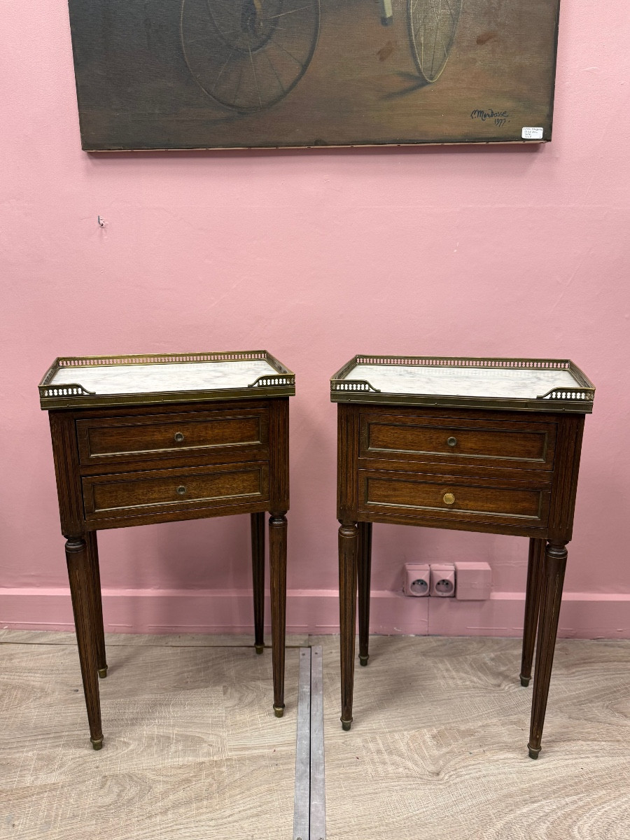 Pair Of Louis XVI Bedside Tables