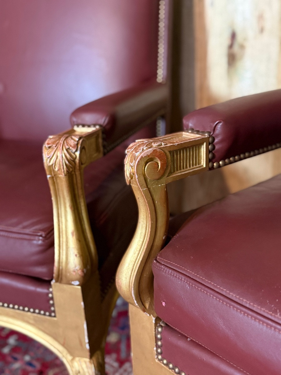 Paire de fauteuils Régence -photo-3