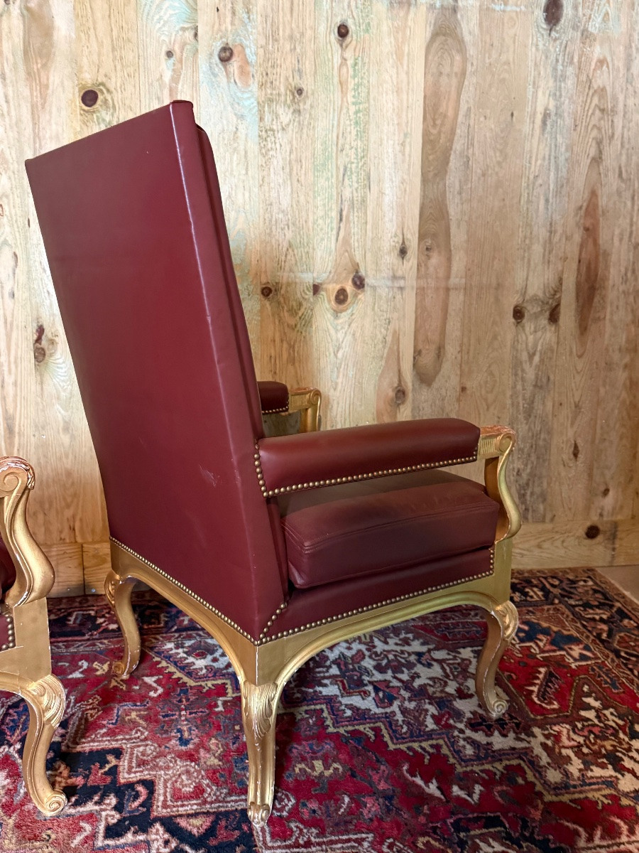 Paire de fauteuils Régence -photo-1