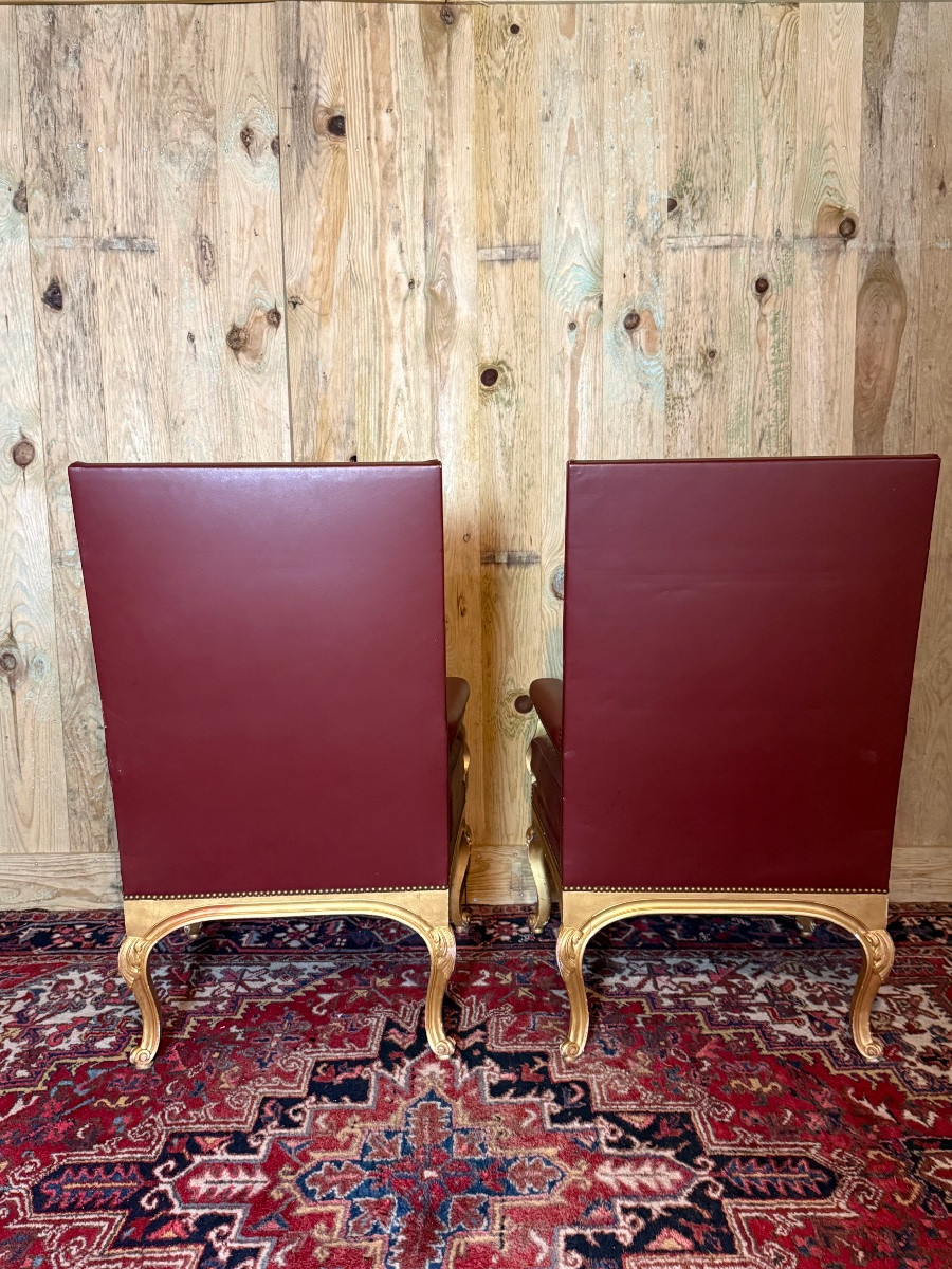 Paire de fauteuils Régence -photo-4