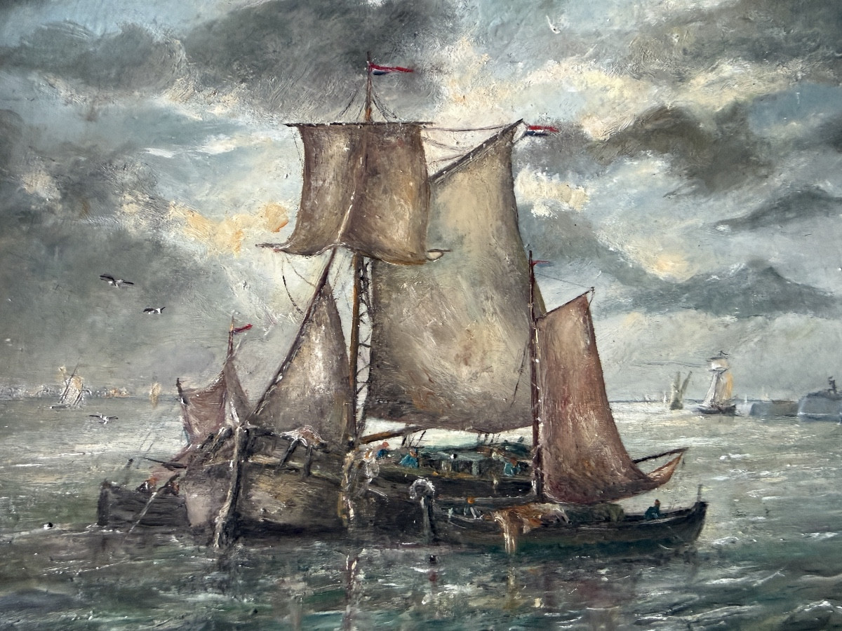 Marine Hollandaise d'époque fin XIX  ème. -photo-2