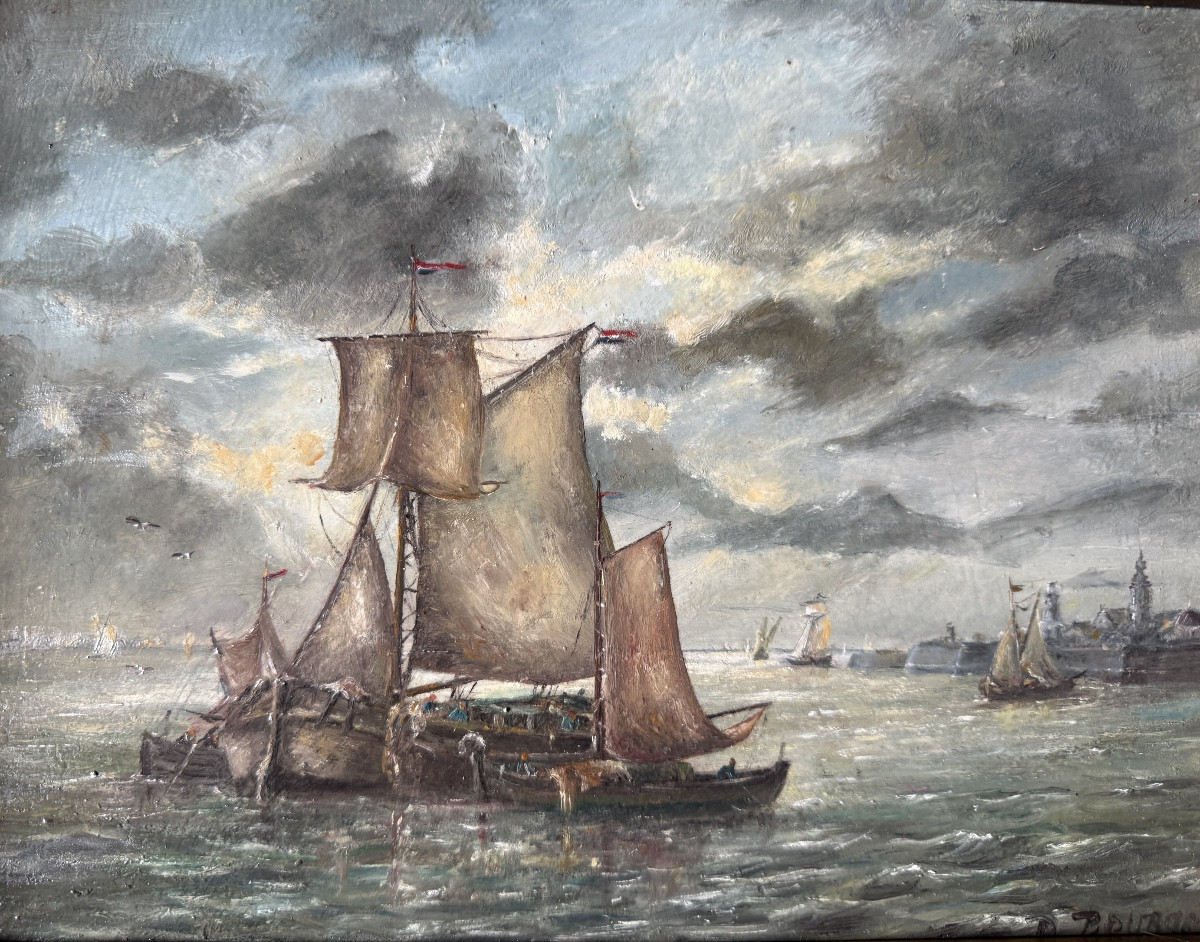 Marine Hollandaise d'époque fin XIX  ème. -photo-3