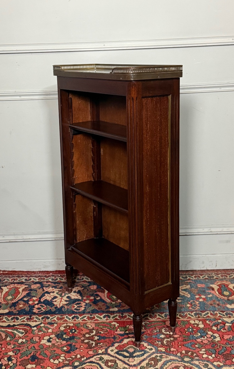Small Louis XVI Style Mahogany Bookcase/library. -photo-1