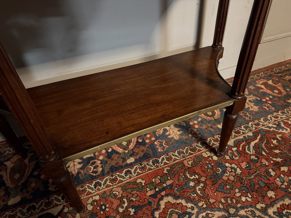 Louis XVI Period Mahogany Console Table. -photo-5