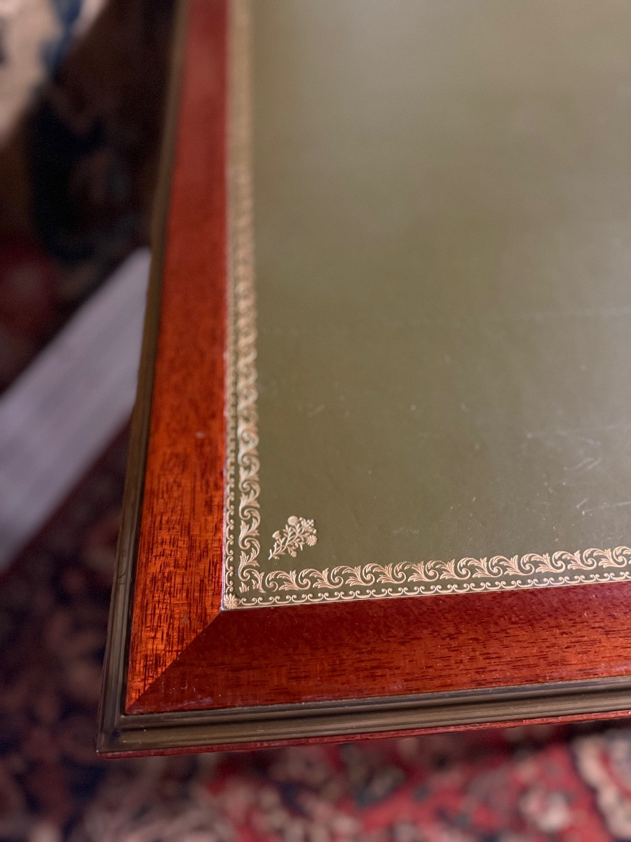 Louis XVI Style Mahogany Desk-photo-2