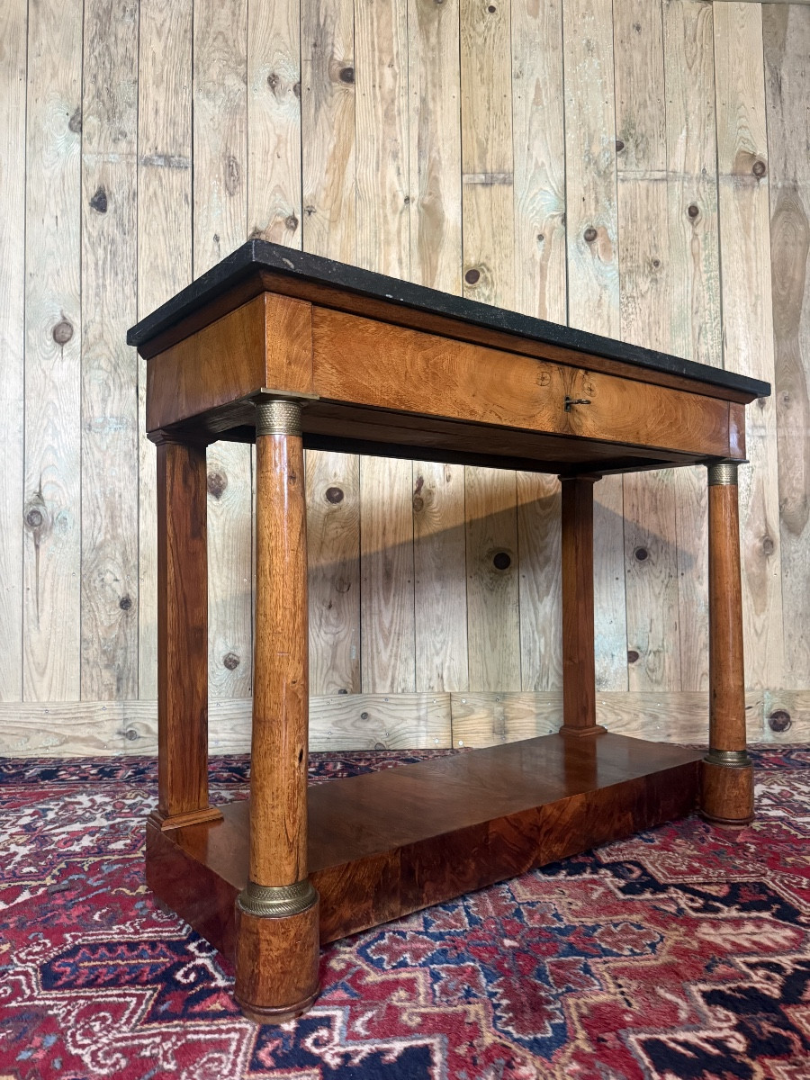 Empire Period Mahogany Console-photo-4