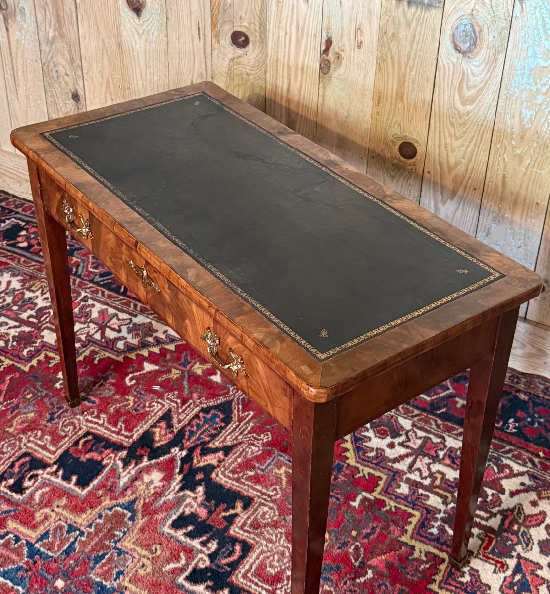 Small Empire Period Mahogany Desk.-photo-3
