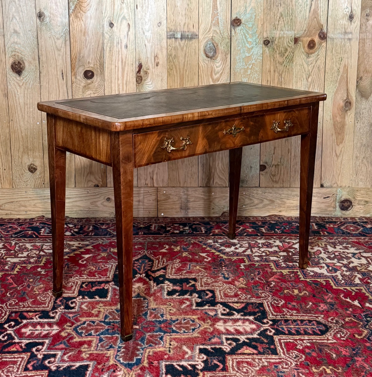 Small Empire Period Mahogany Desk.-photo-1
