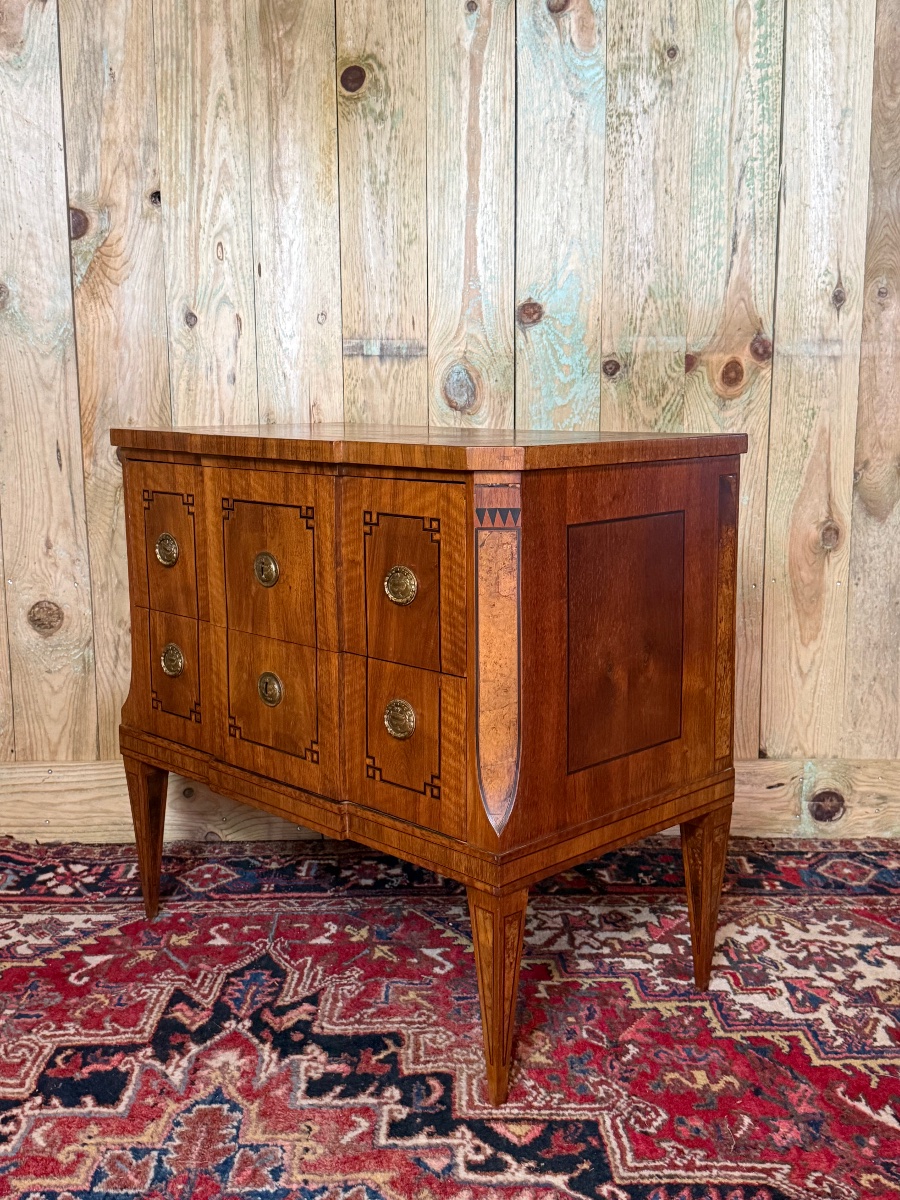 Commode Italienne d’époque XVIII ème -photo-1