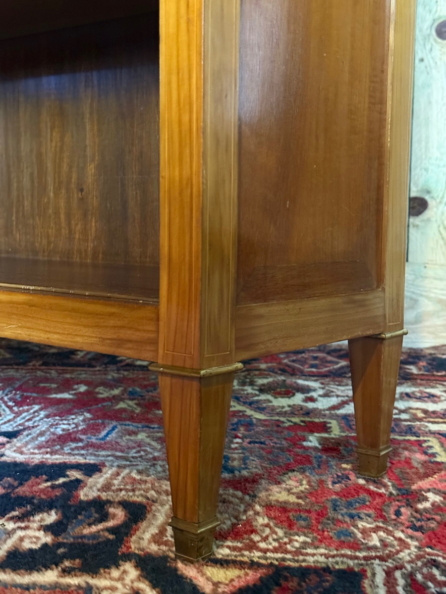 Louis XVI Style Blond Mahogany Bibus-photo-1