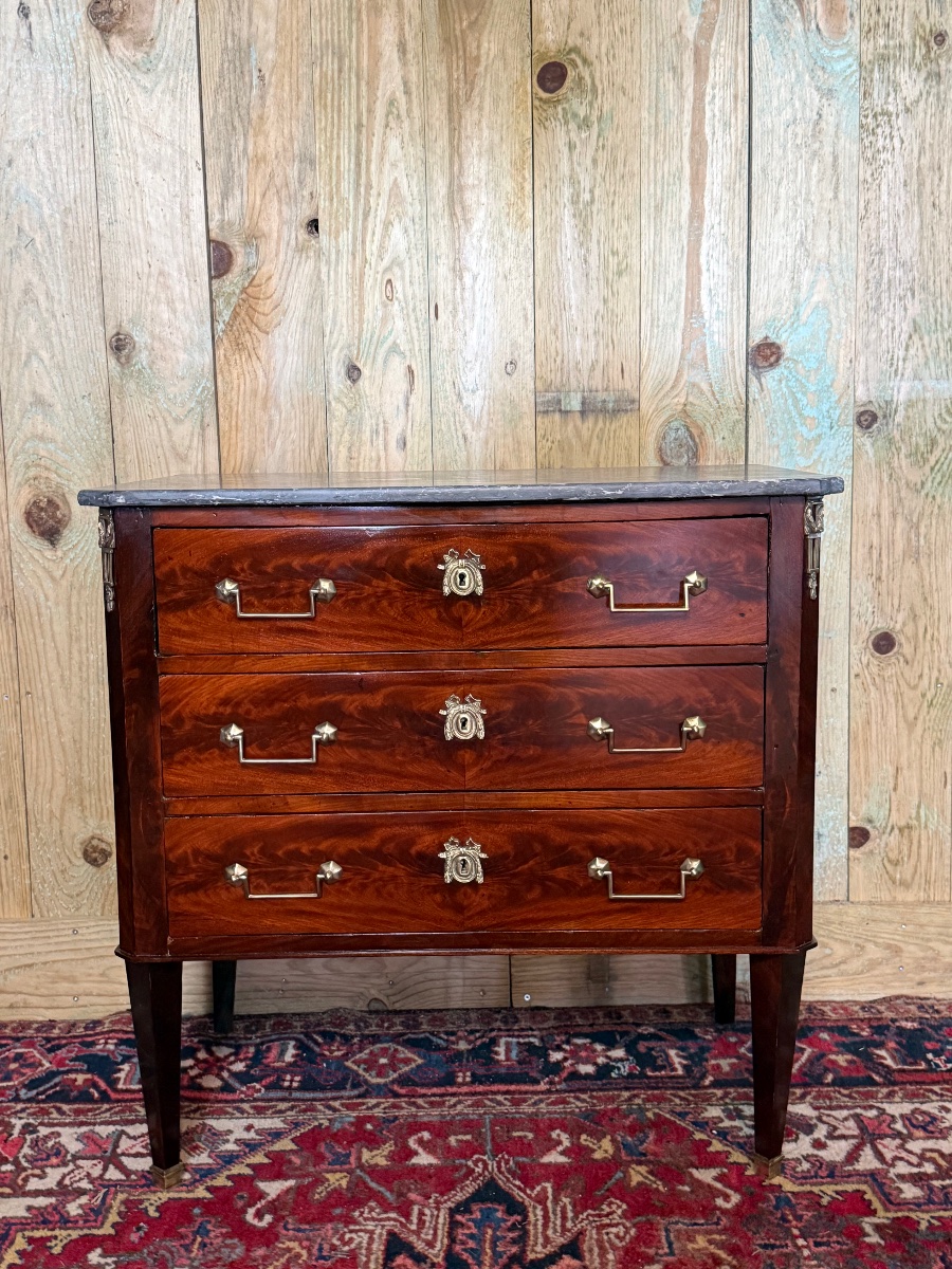 Commode de style directoire d’époque XIX ème -photo-2