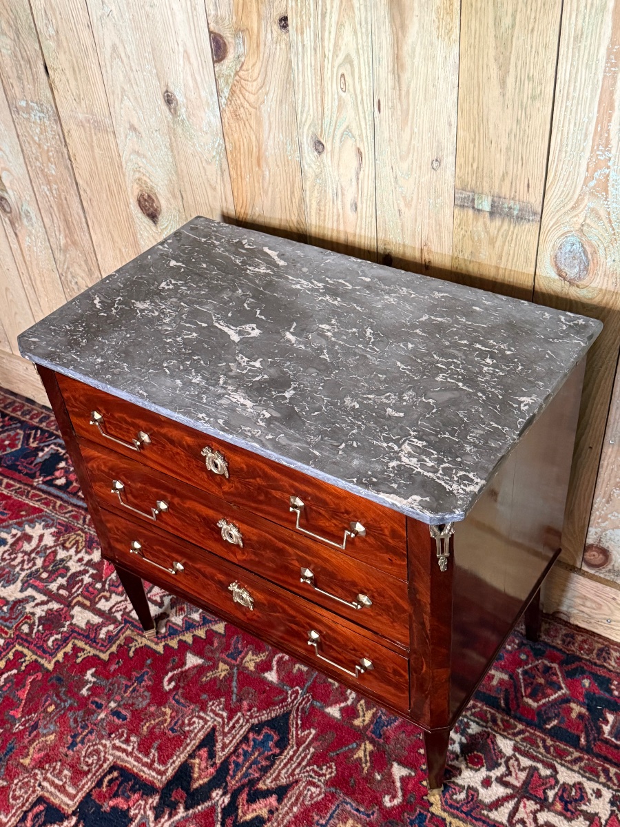 Commode de style directoire d’époque XIX ème -photo-2