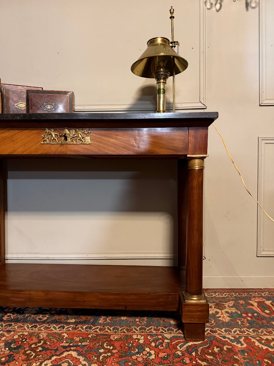 19th-century Empire-style Console Table -photo-4