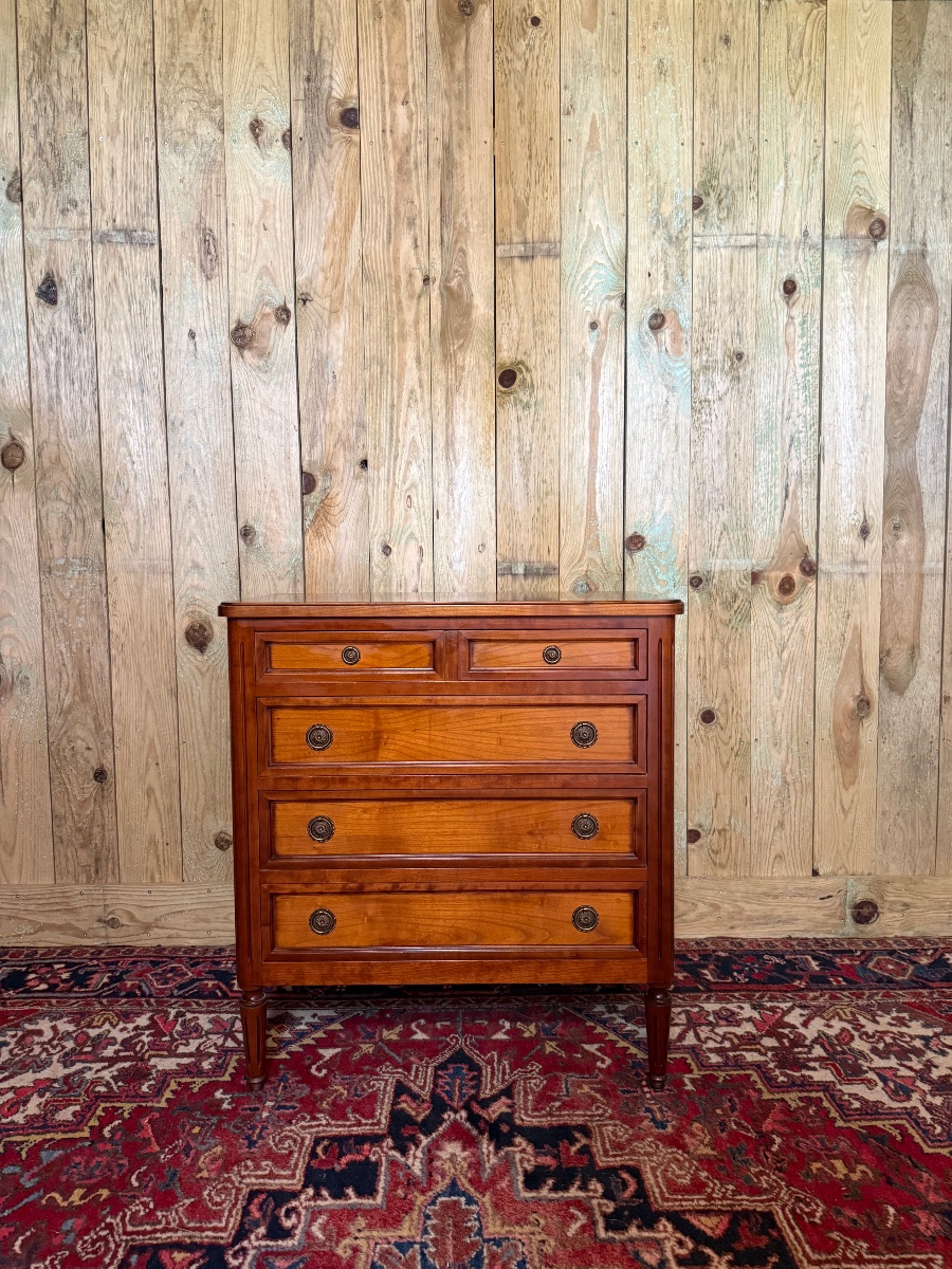 20th-century Louis XVI-style Chest Of Drawers -photo-2